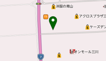 プラージュ美容三川店の地図画像