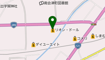 洗濯館田島店の地図画像