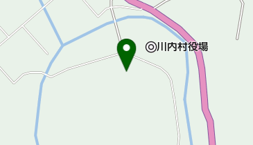 川内村コミュニティセンター公民館の地図画像