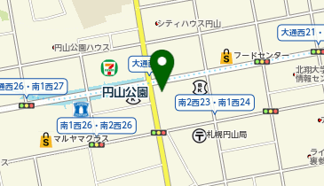 健美堂レディス整体院円山店の地図画像