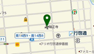 瑞正寺の地図画像