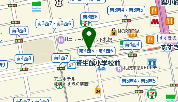 山裕堂の地図画像