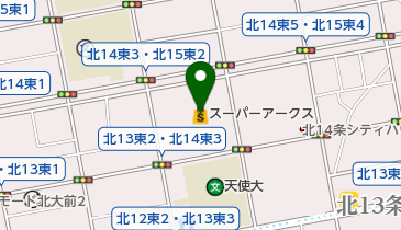 シューズニューウォークの地図画像
