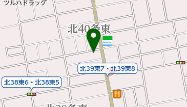 麻雀サロン薔薇の地図画像