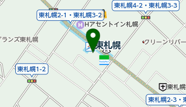 有限会社畠山商店東札幌店の地図画像