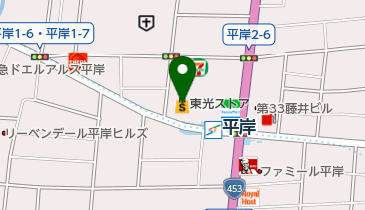 東進共同水産株式会社 寿し部 平岸店の地図画像