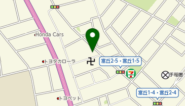 キーレスキューイマナリの地図画像