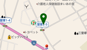 札幌市役所 区役所 清田区役所 里塚・美しが丘地区センターの地図画像