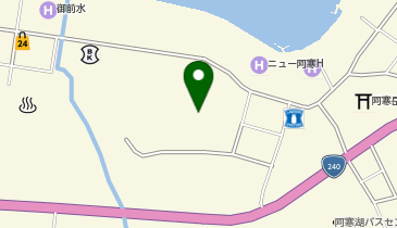 阿寒湖まりむ館の地図画像