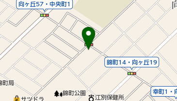 立正佼成会江別法座所の地図画像