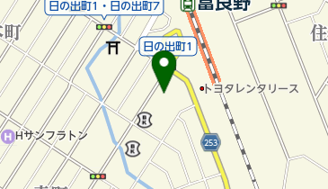 白光舎クリーニングの地図画像