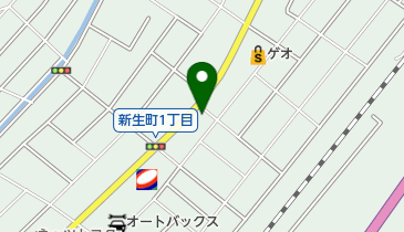 美容室アンジェリクの地図画像