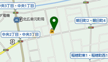 北愛動物病院北広島院の地図画像