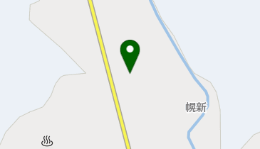 沼田町化石館化石体験館の地図画像