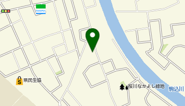 回復整体桜川の地図画像