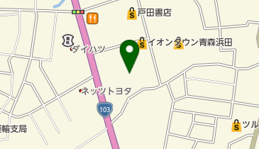 美容室銀のはさみアルマの地図画像