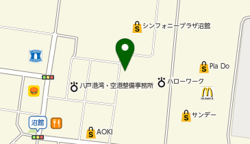 オートファクトリーコーンズの地図画像