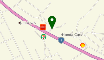 オートエース自動車販売の地図画像