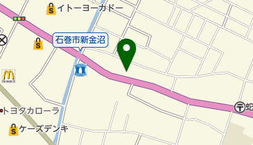 C3進学アカデミー 石巻あけぼの校の地図画像