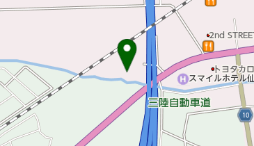 タイヤハウスベスト多賀城店の地図画像