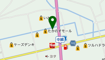 まるまつ鷹巣店の地図画像