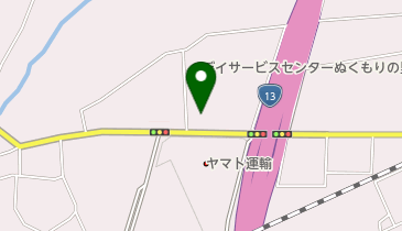 有限会社明日商店の地図画像