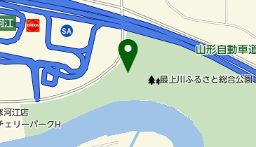 最上川ふるさと総合公園 センターハウスの地図画像