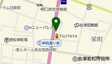 ジャンルネプリュ会津店の地図画像