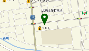 松田屋作町店の地図画像