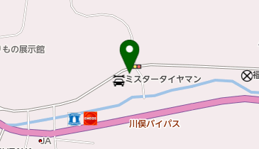 フレッシュ川俣店の地図画像