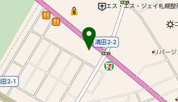 エイブル清田店の地図画像