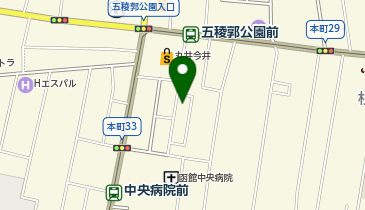 お宝本舗えびすや函館五稜郭店の地図画像