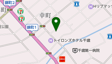 北ガスフレアスト千歳の地図画像