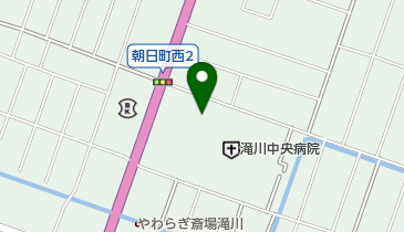 滝川市役所 コミュニティ施設 中地区コミュニティセンター・児童センターの地図画像