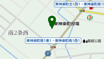 大雪霊園問合せの地図画像