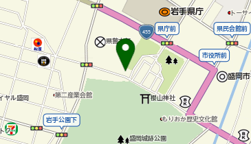 田楽茶屋盛岡店の地図画像