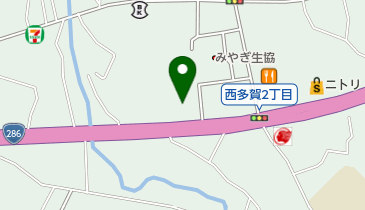 カレーショップ桜蔵の地図画像