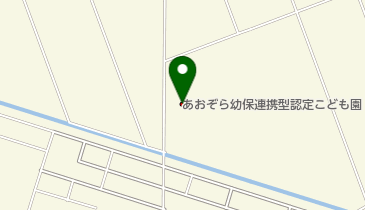 あおぞらコミュニティ児童館の地図画像