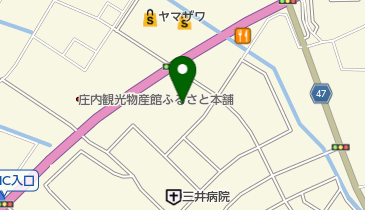 函太郎鶴岡店の地図画像
