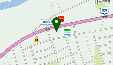 KR自動車販売の地図画像