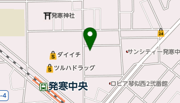 システム事務器株式会社の地図画像
