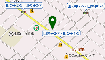 レインボー薬局山の手店の地図画像