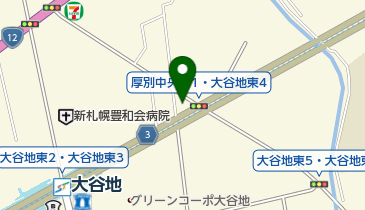 髪化粧彩の地図画像