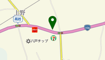 デンキのてらさわの地図画像