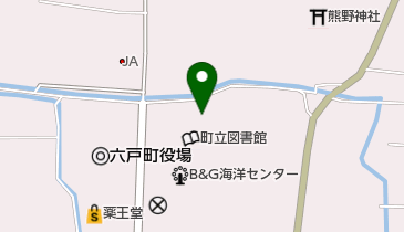 六戸町役場 教育課の地図画像