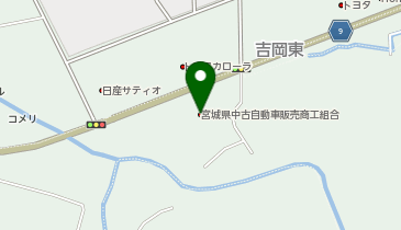 JU宮城宮城県中古自動車販売商工組合の地図画像