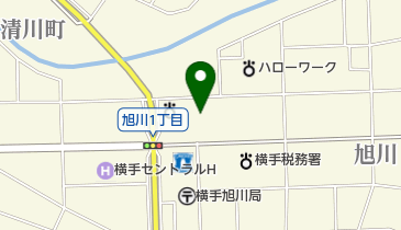 秋田県職員労働組合平鹿支部の地図画像