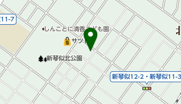 重吉ガラス店の地図画像