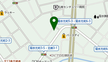 北海道マツダ販売株式会社 菊水研修センターの地図画像