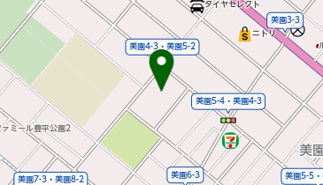 オートモーティブ札幌の地図画像